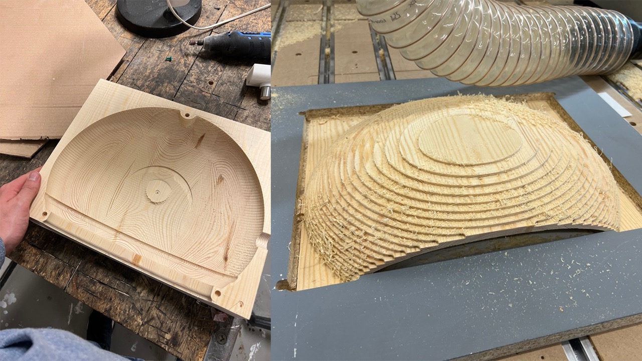 Grovt maskinert resultat